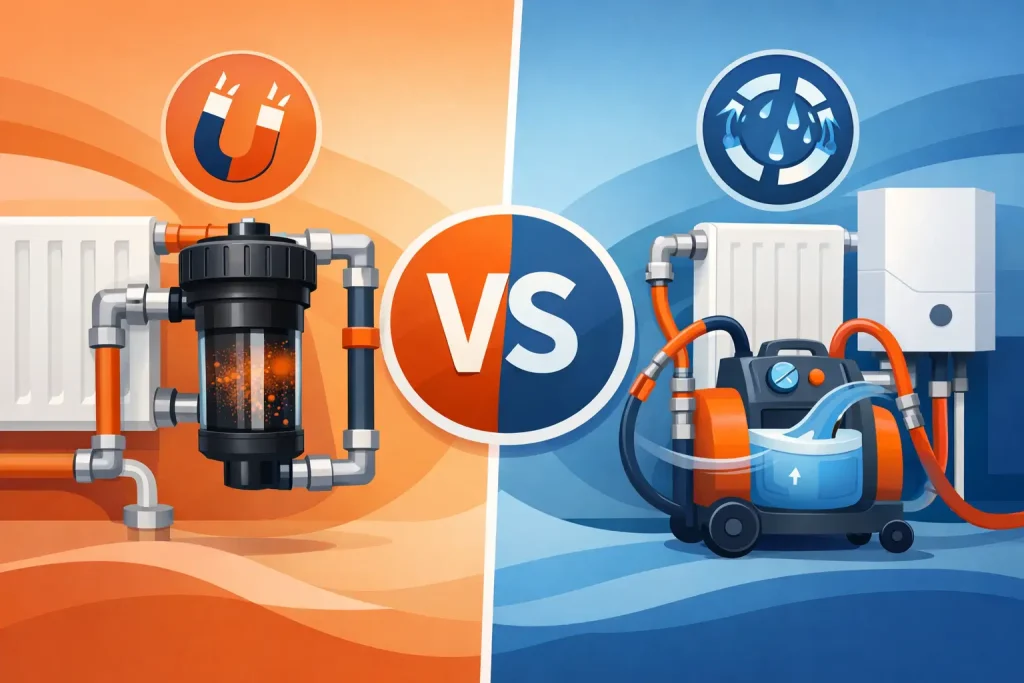 Magnetic Filter vs Power Flush: Which Works Best?