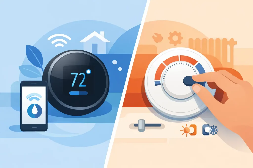 Smart Thermostat vs Manual Controls
