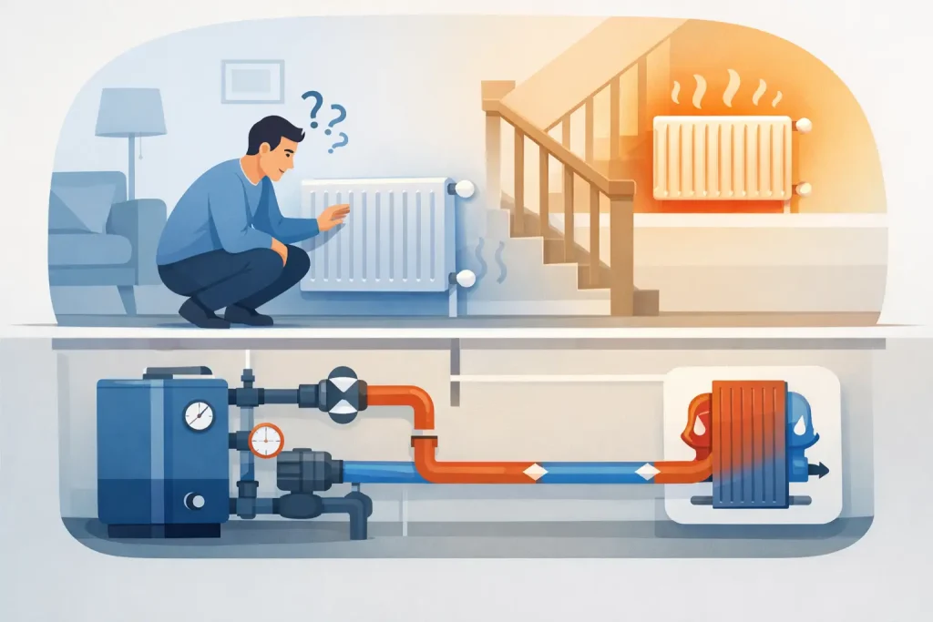Why Are Radiators Cold Downstairs? Common Causes